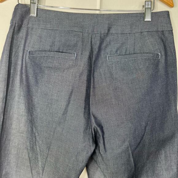 Ann Taylor Factory The Ankle Signature Grey Subtle Pattern Dress Pant Size 8 - Picture 4 of 10